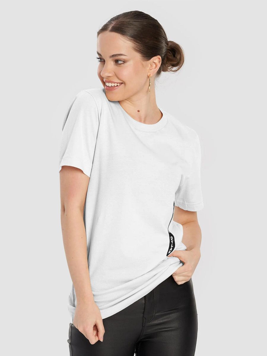 Trucker Dylan Cut Out Vertical Black Logo T-Shirt - Light product image (6)