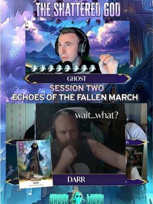 When the players realize their backstories are intertwined. LOVE @Tulloran’s reactions! Session 2 is LIVE, link in bio. #daggerheart #ttrpg #ttrpgtok #actualplay #theshatteredgod 