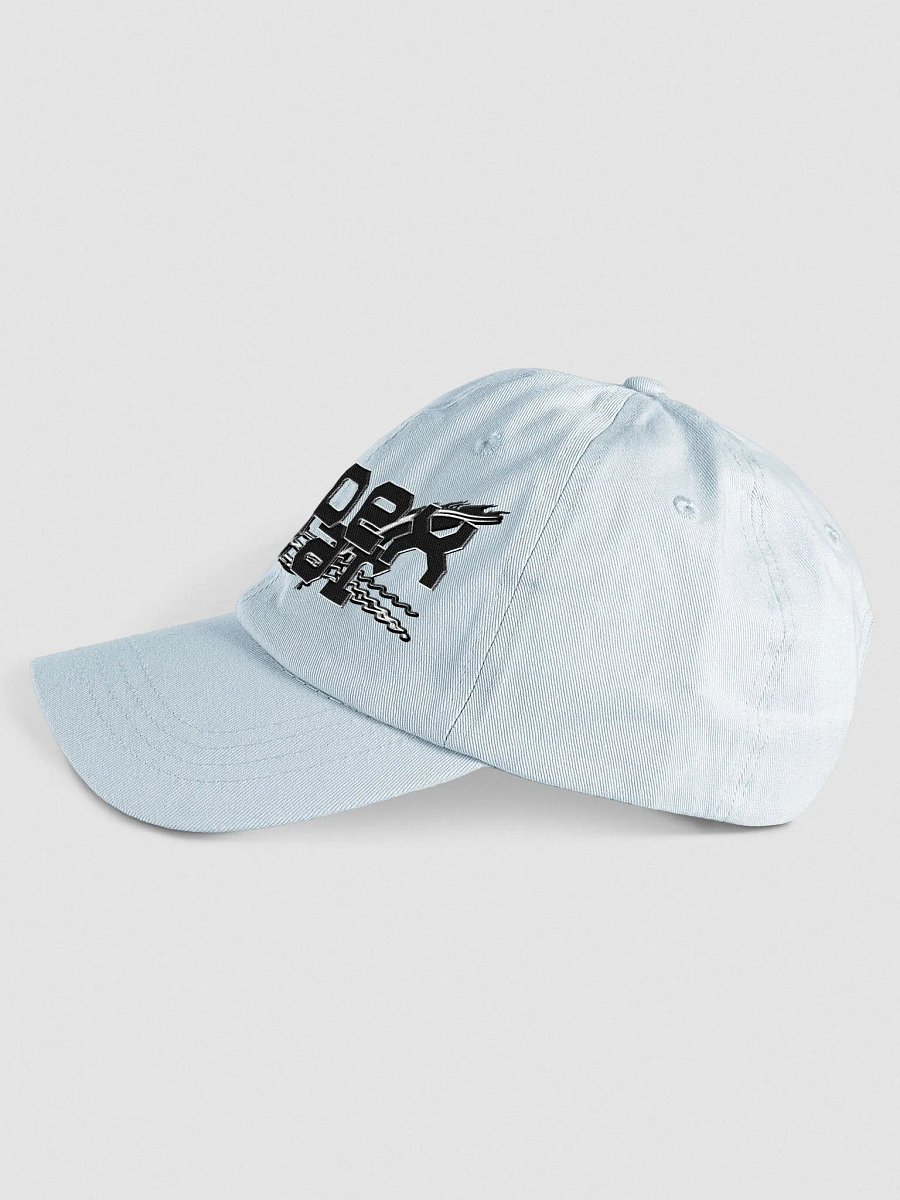 Pastel Dad Hat - Embroidered - Black HApex Gear White Logo product image (3)
