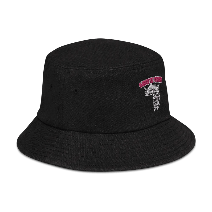 Warrior Embroidered Denin Bucket Hat product image (3)