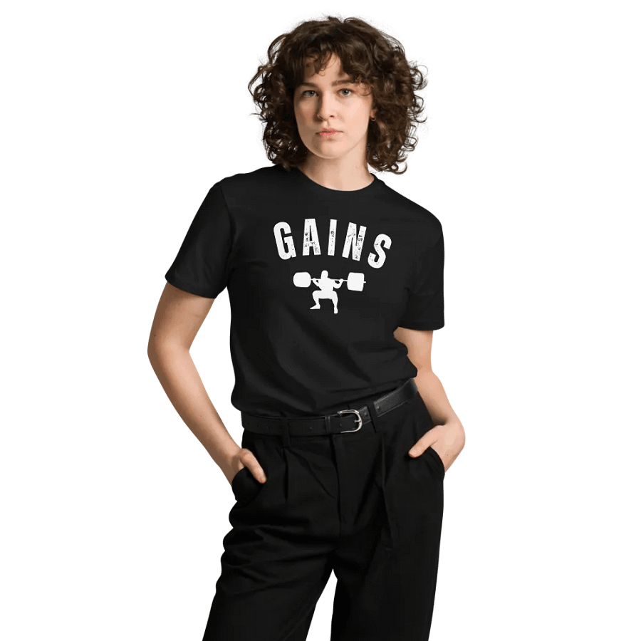 Squat Gains Unisex Tee product image (8)