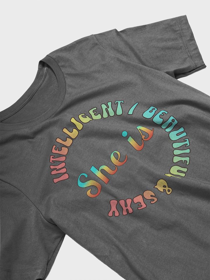 She Is Intelligent Beautiful And Sexy Empowerment Circle T-Shirt product image (2)
