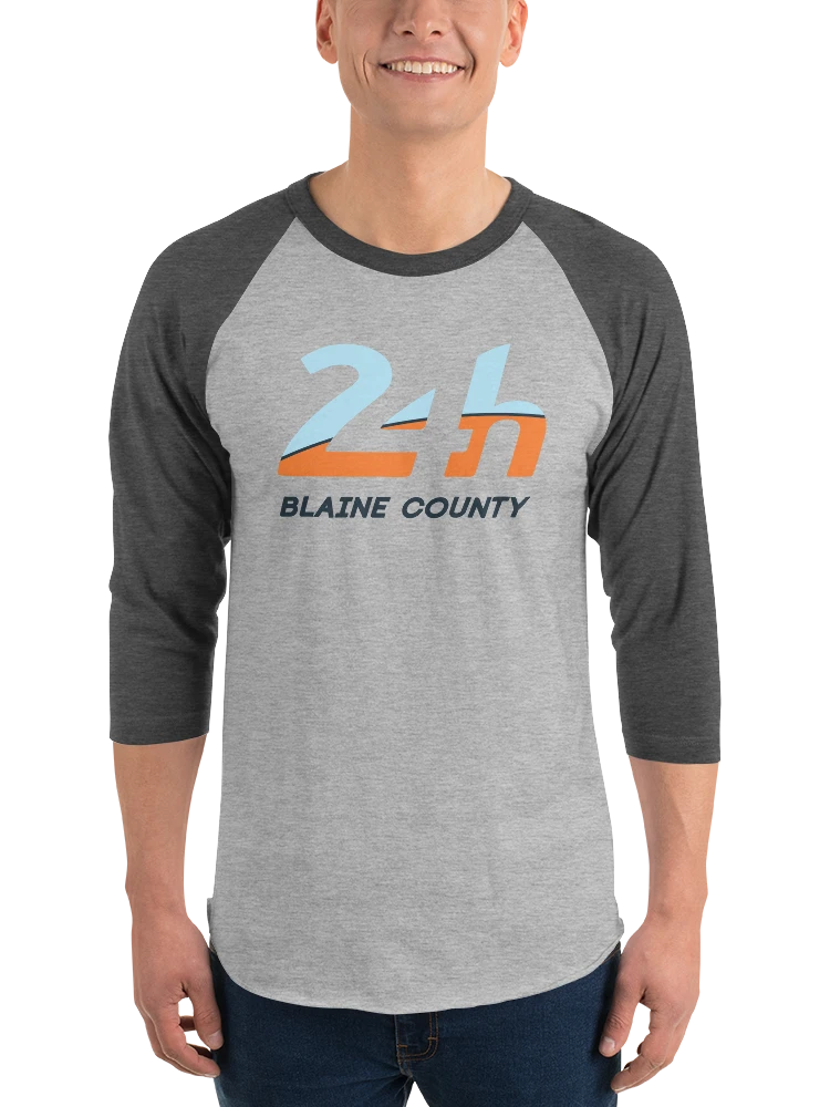 Blaine County 24h Logo Baseball Tee product image (1)