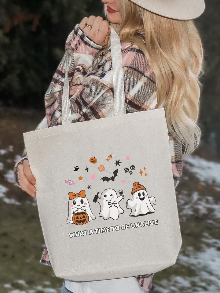 Funny Kawaii Tote Bag For True Crime Lovers product image (1)
