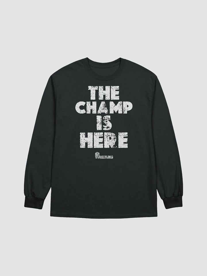 QSHW THE CHAMP IS HERE (WHITE DESIGN) LONG T-SHIRT product image (3)