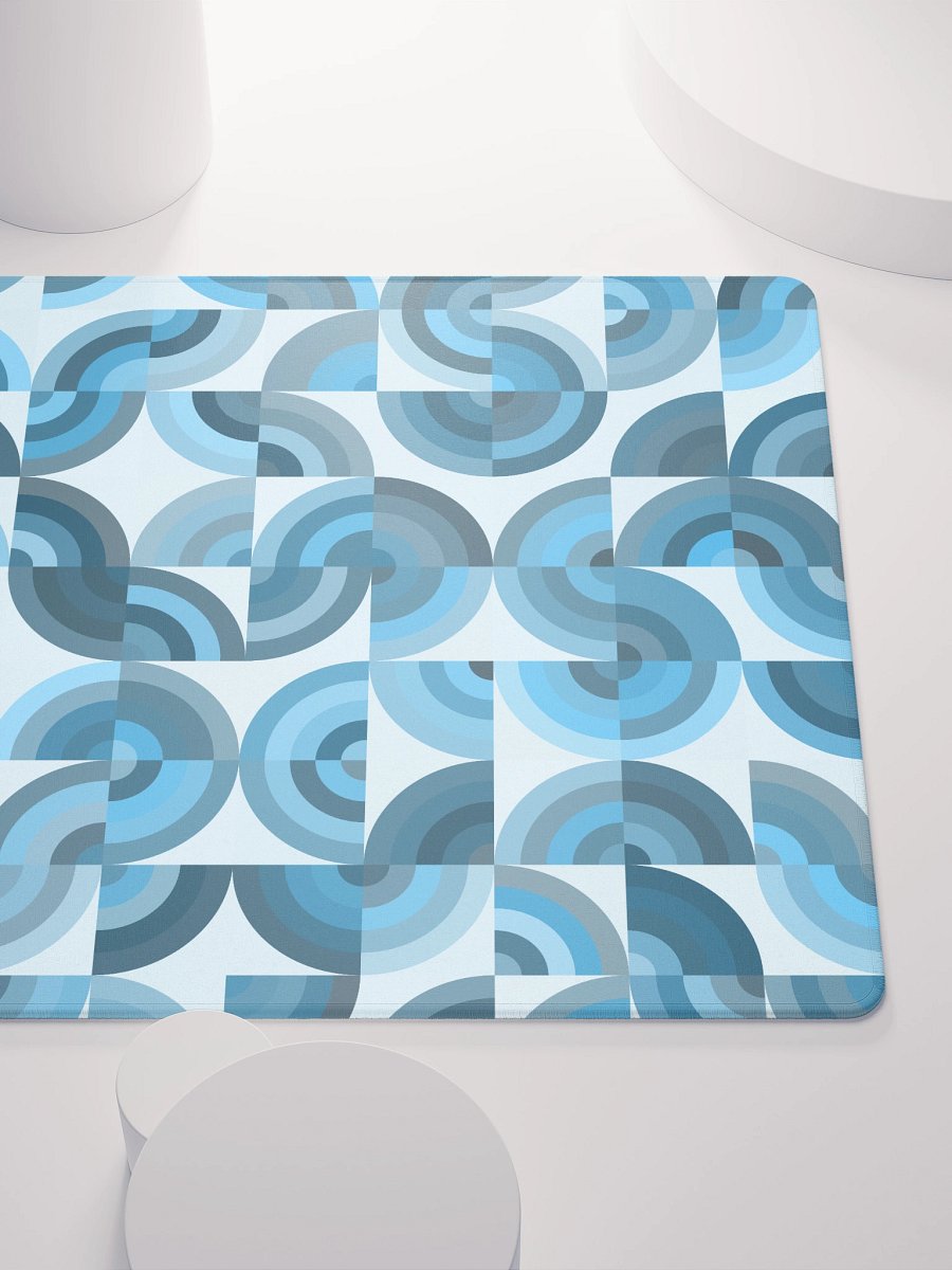 Ethereal Blue Circle Gaming Mouse Pad product image (9)