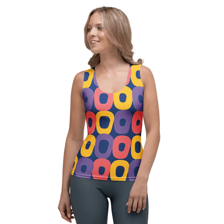 Layered Ovals Women's Tank Top product image (1)