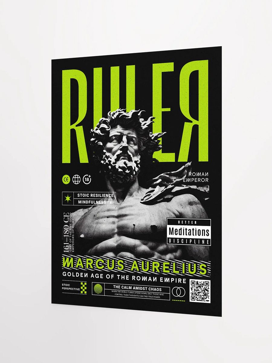 Ruler Marcus Aurelius Stoic Matte Paper Poster product image (3)