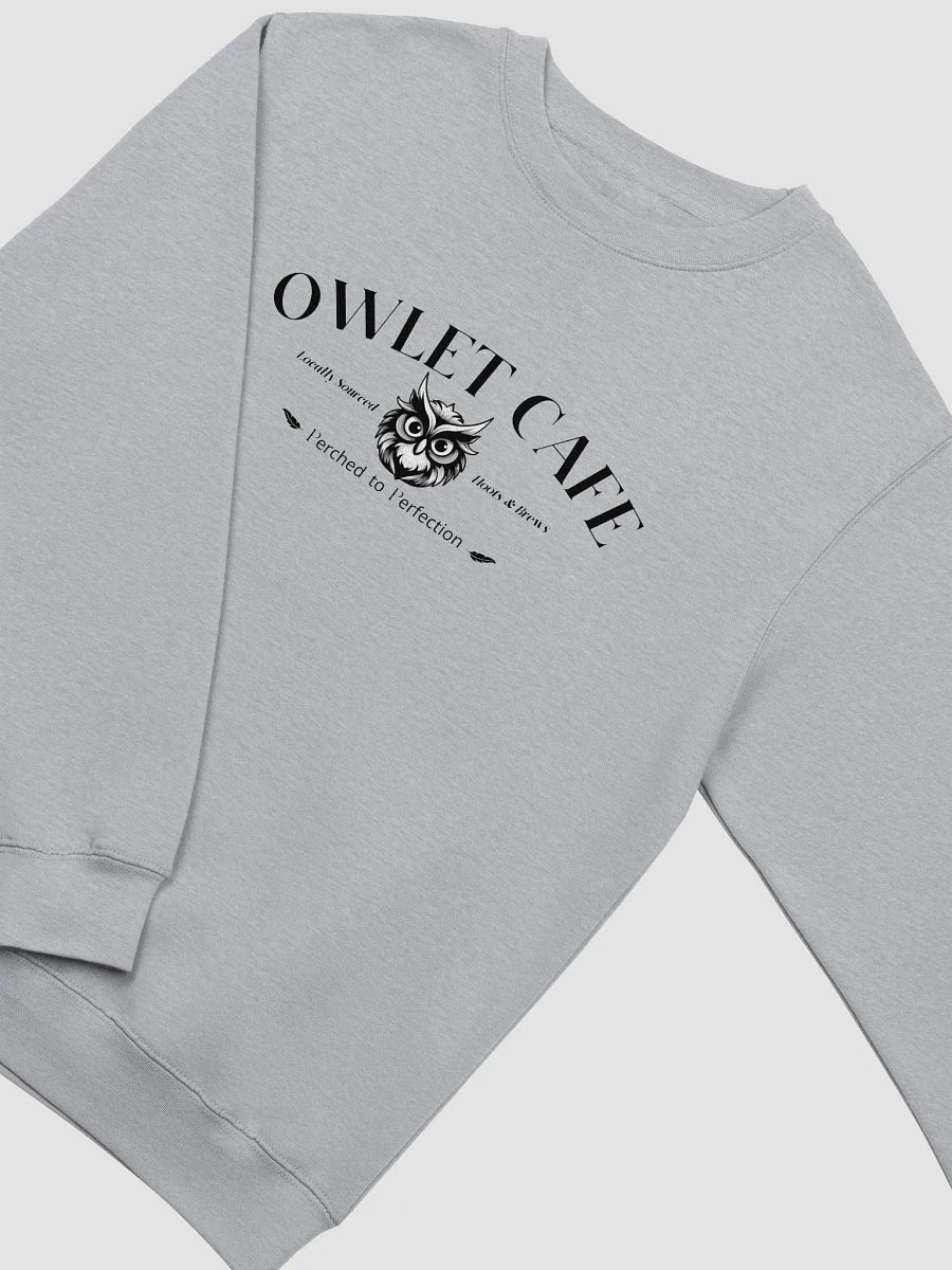 Owlet Cafe Crewneck - Black Lettering product image (7)