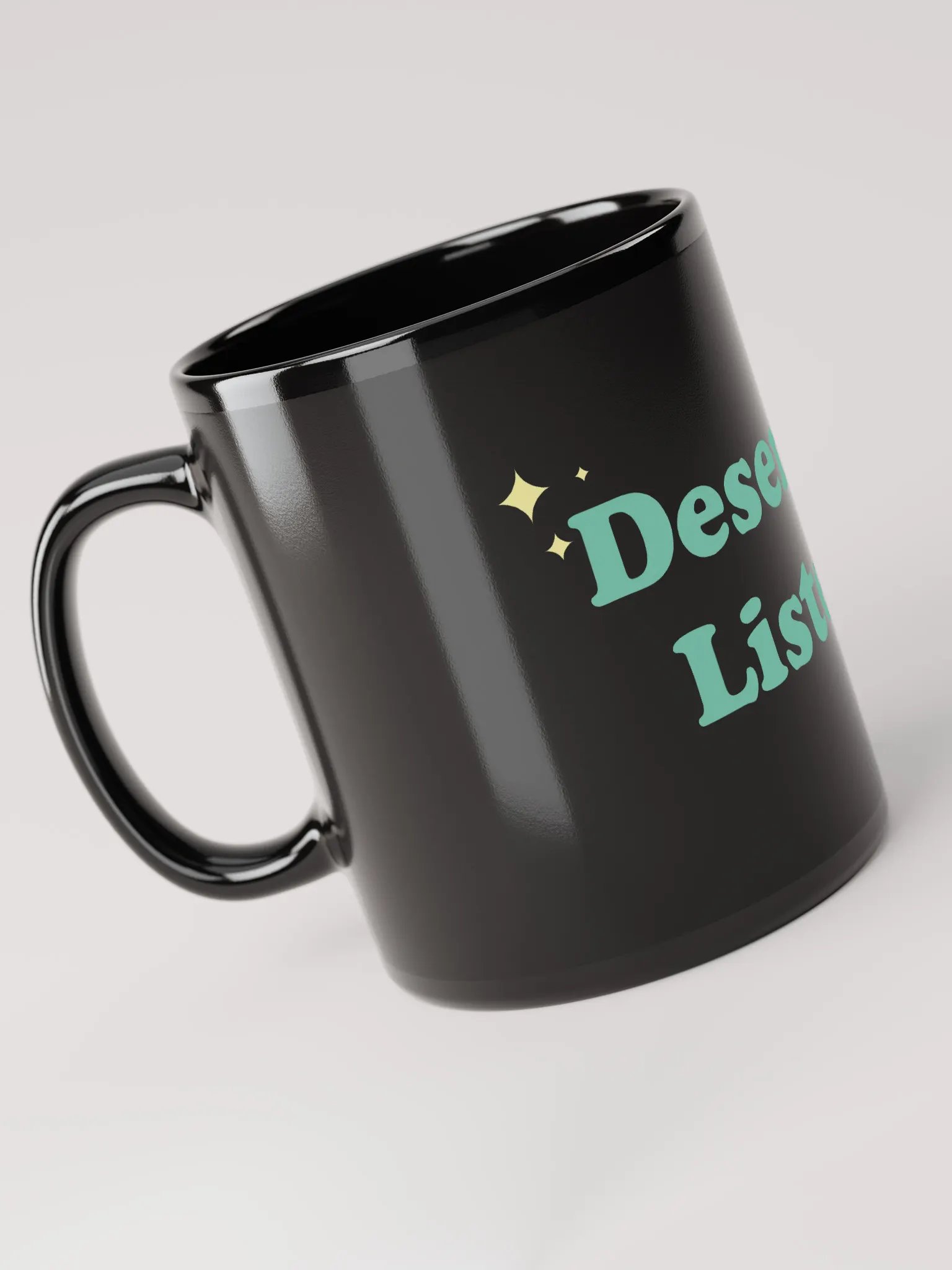 Deserving Listener - Black Mug product image (2)