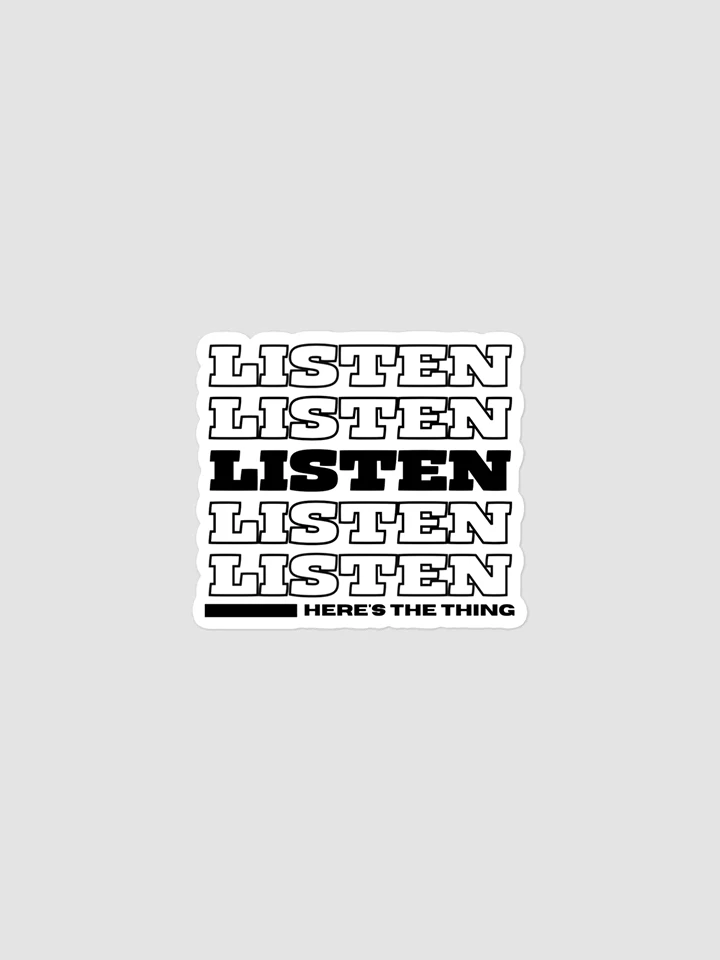 Listen Stickers product image (1)