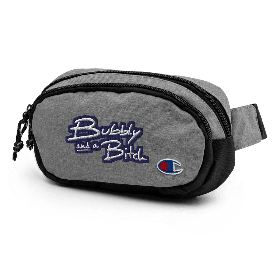 Bubbly and a B*tch (navy bubble design 2) champion fanny pack product image (4)