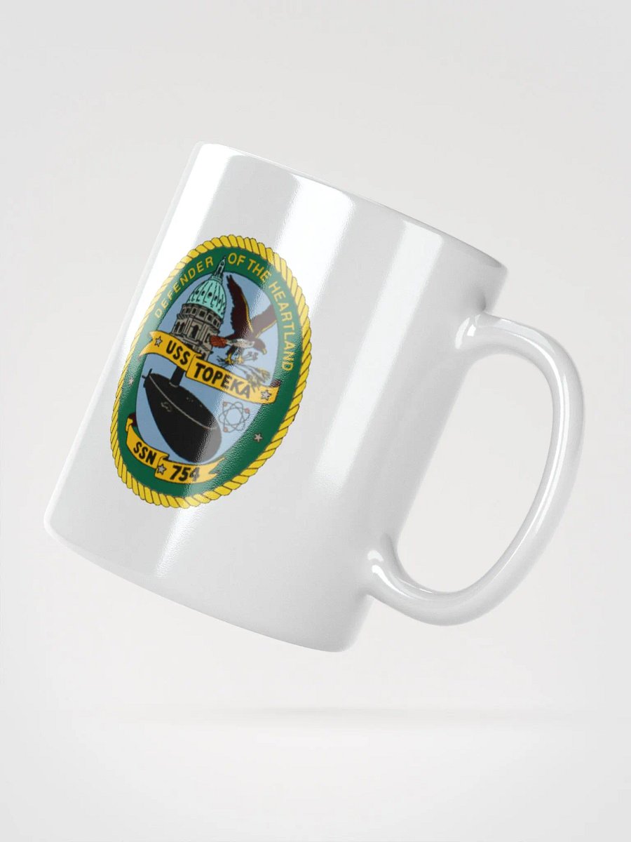 USS Topeka SSN 754 White Coffee Cup product image (2)