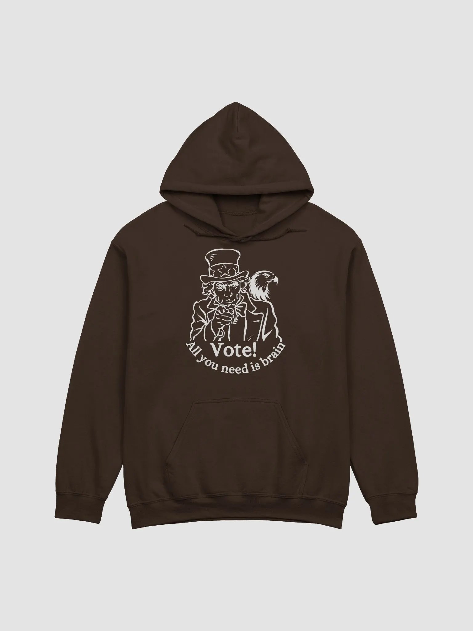 Vote! All you need is brain Hoodie product image (2)
