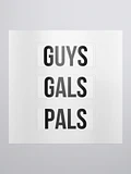 Guys Gals Pals Stickers product image (1)