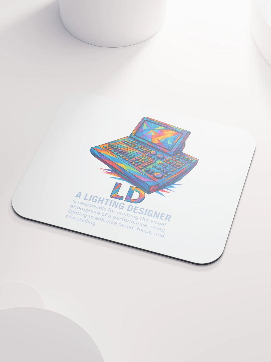 Theatrically Jerry: "LD (Light Designer) Prismatic Series" Mouse Pad product image (3)