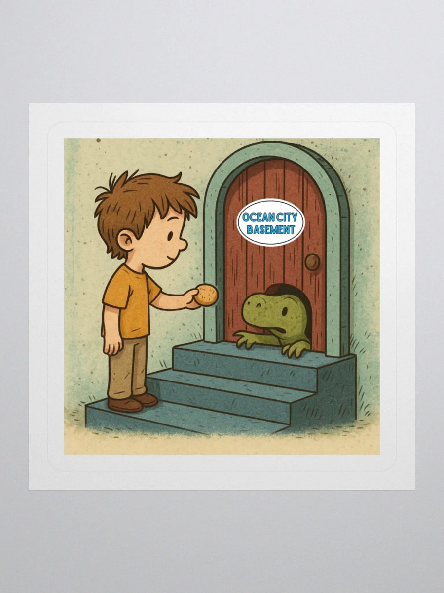 Ocean City Basement Sticker product image (1)