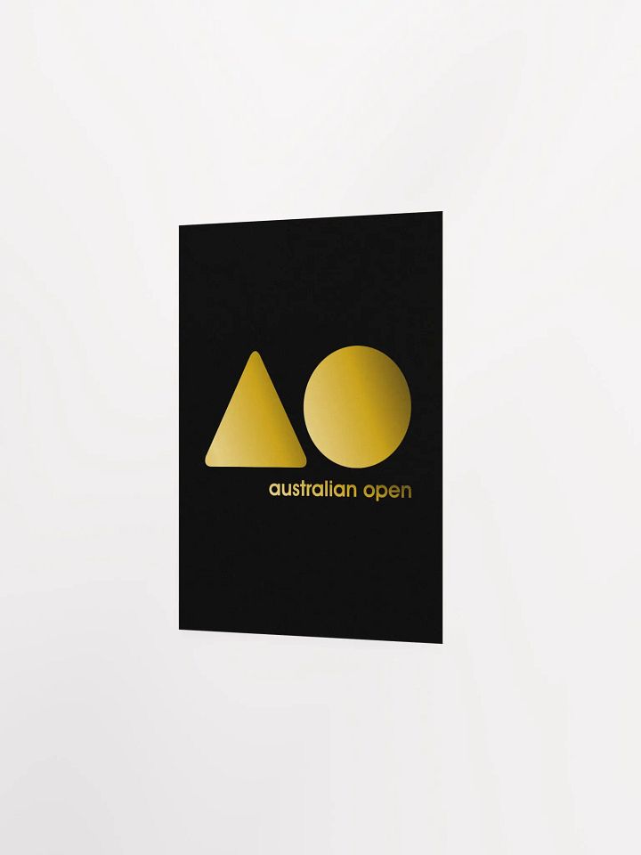 Golden Logo Australian Open Poster product image (19)