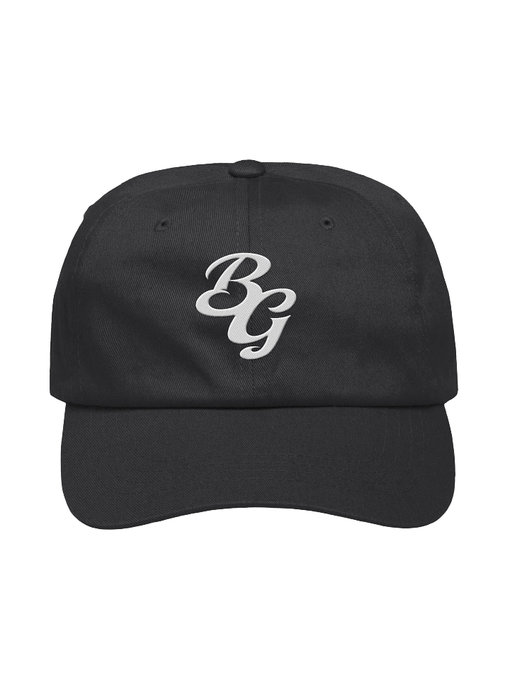 Script Initial - Black / White Dad Hat product image (1)