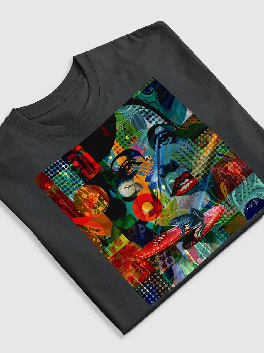'Among the Wild' by Edward Martin Mixed Media Collage -Surreal Fusion Men's Tee product image (9)
