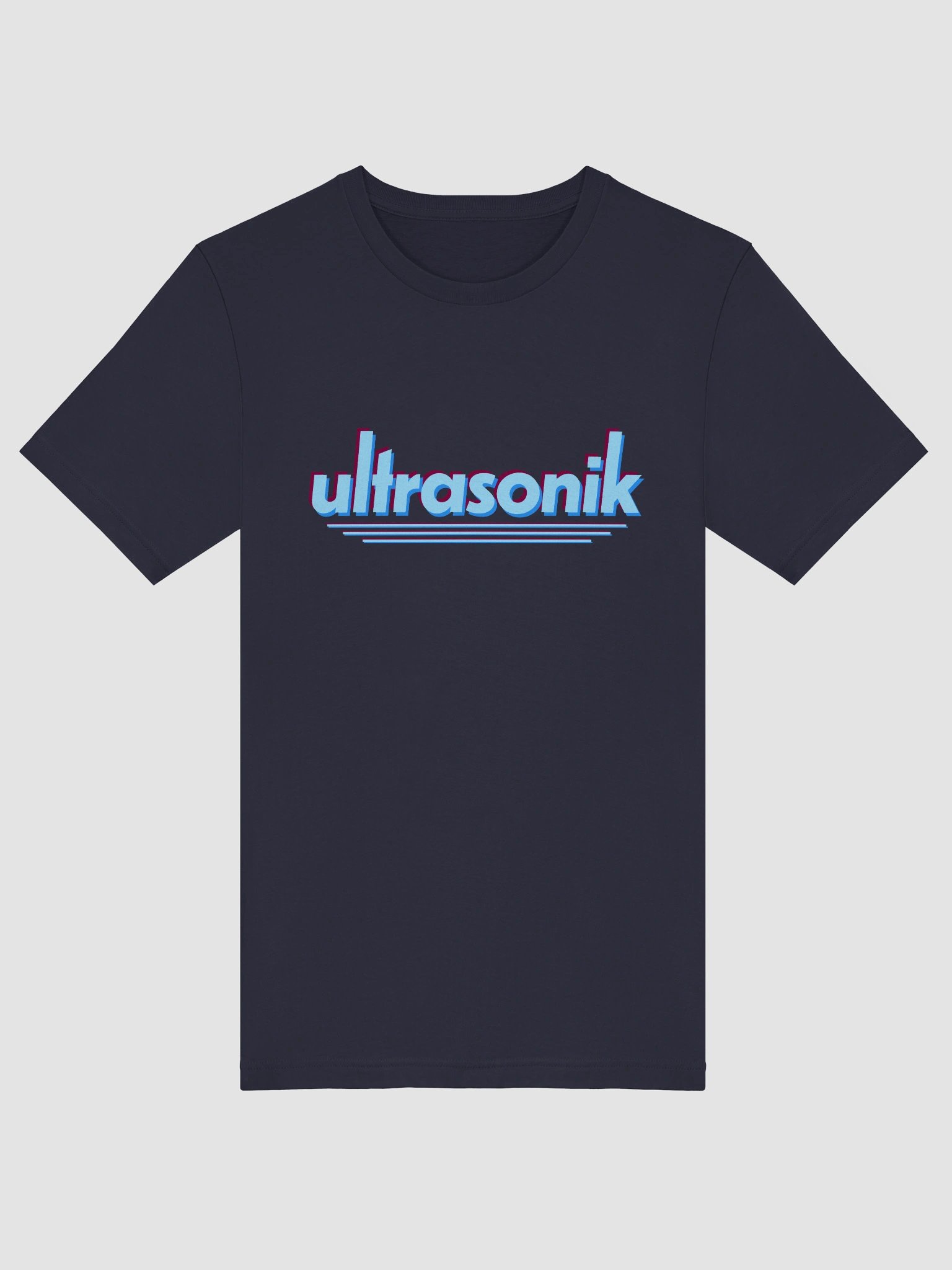 ultrasonik Silhouette Logo Premium T-Shirt (Navy or White) product image (9)