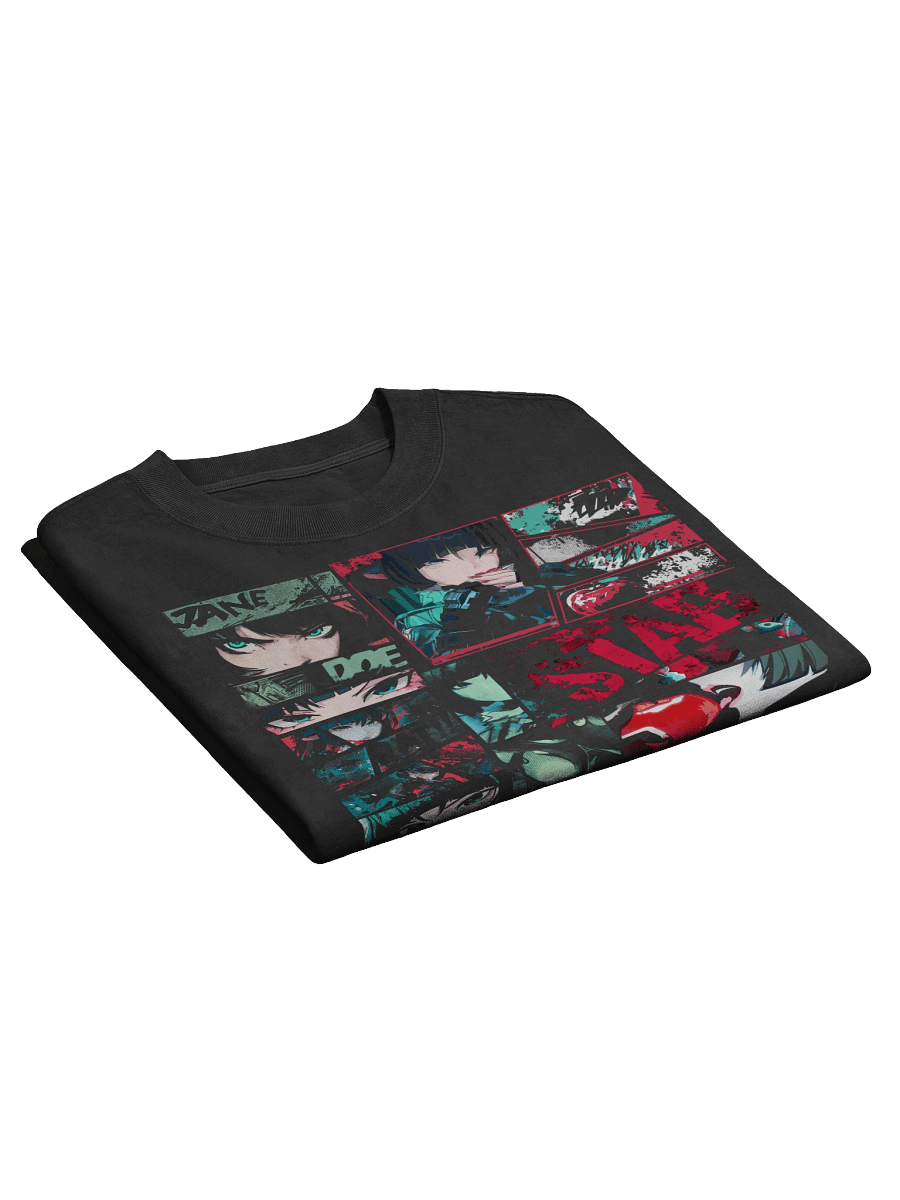 Premium Heavyweight Jane Doe "STAB!" Design T-Shirt with Shoulder Print Zenless Zone Zero product image (3)