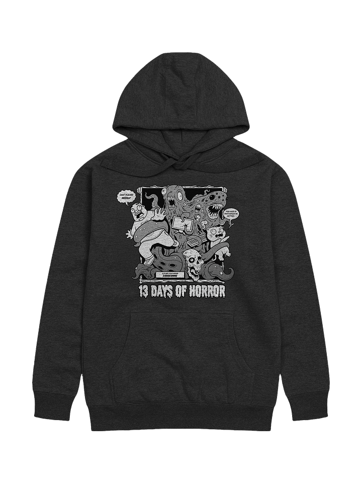 (Preorder) Horror Month Screen Printed Hoodie 2025 product image (1)