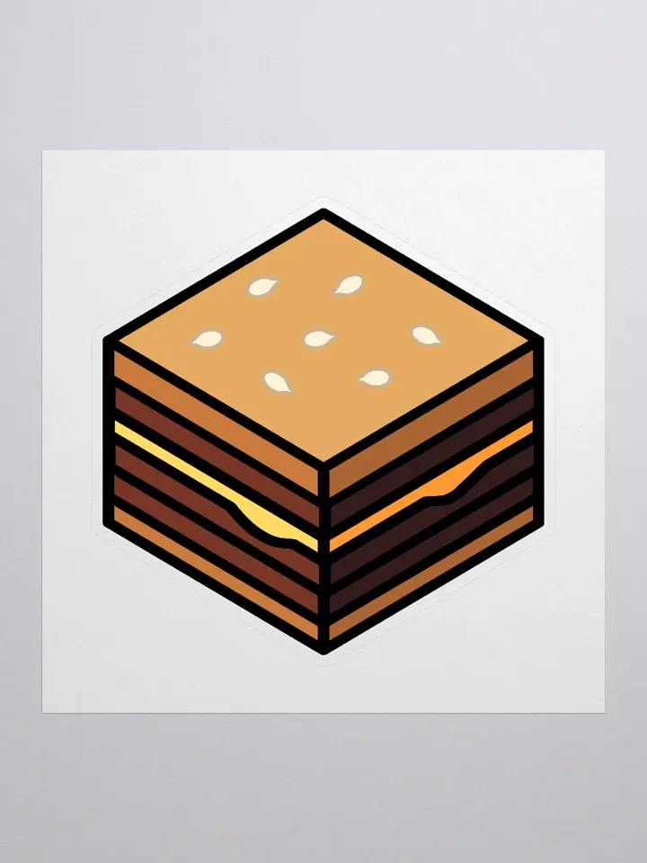 Chunks Cheeseburger Sticker product image (1)
