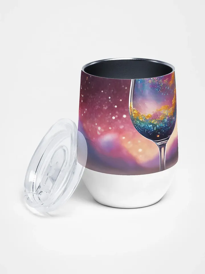 The Vibrant Floral Wine Tumbler 12 Oz – Sip the Beauty of Spring product image (2)