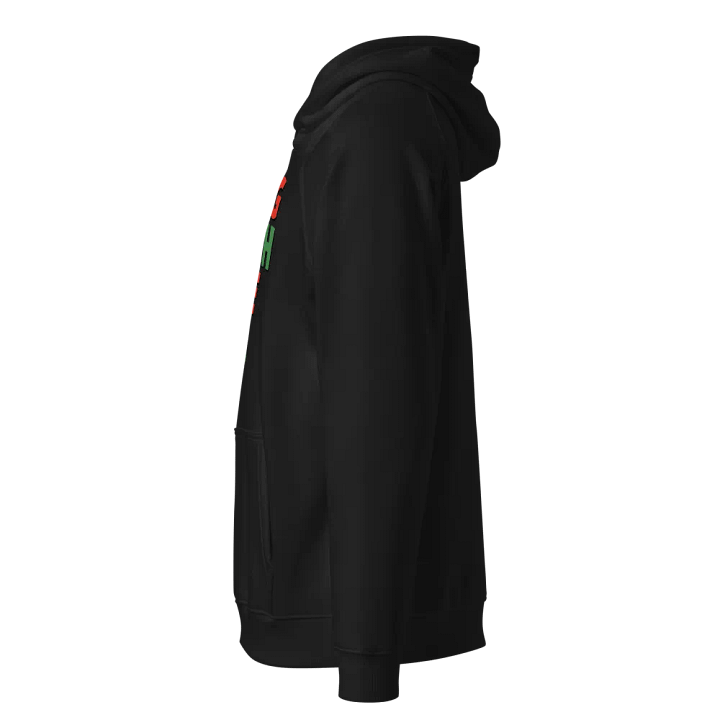 Resting Grinch Face Eco Raglan Hoodie product image (2)