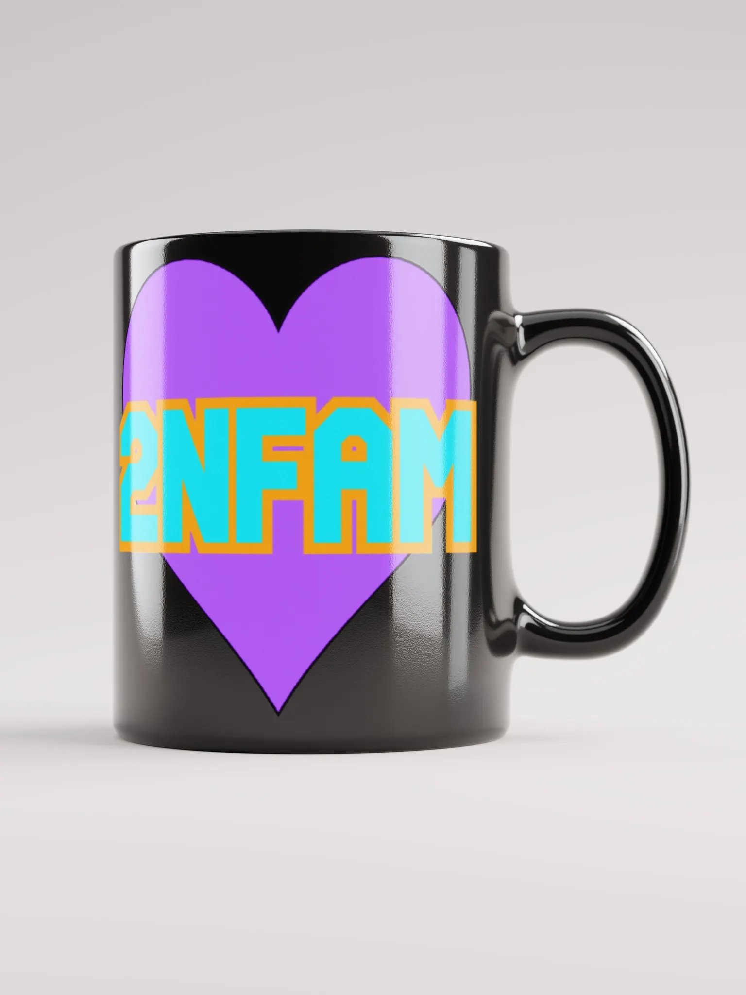 The2Nicks Heart Mug - Black product image (6)