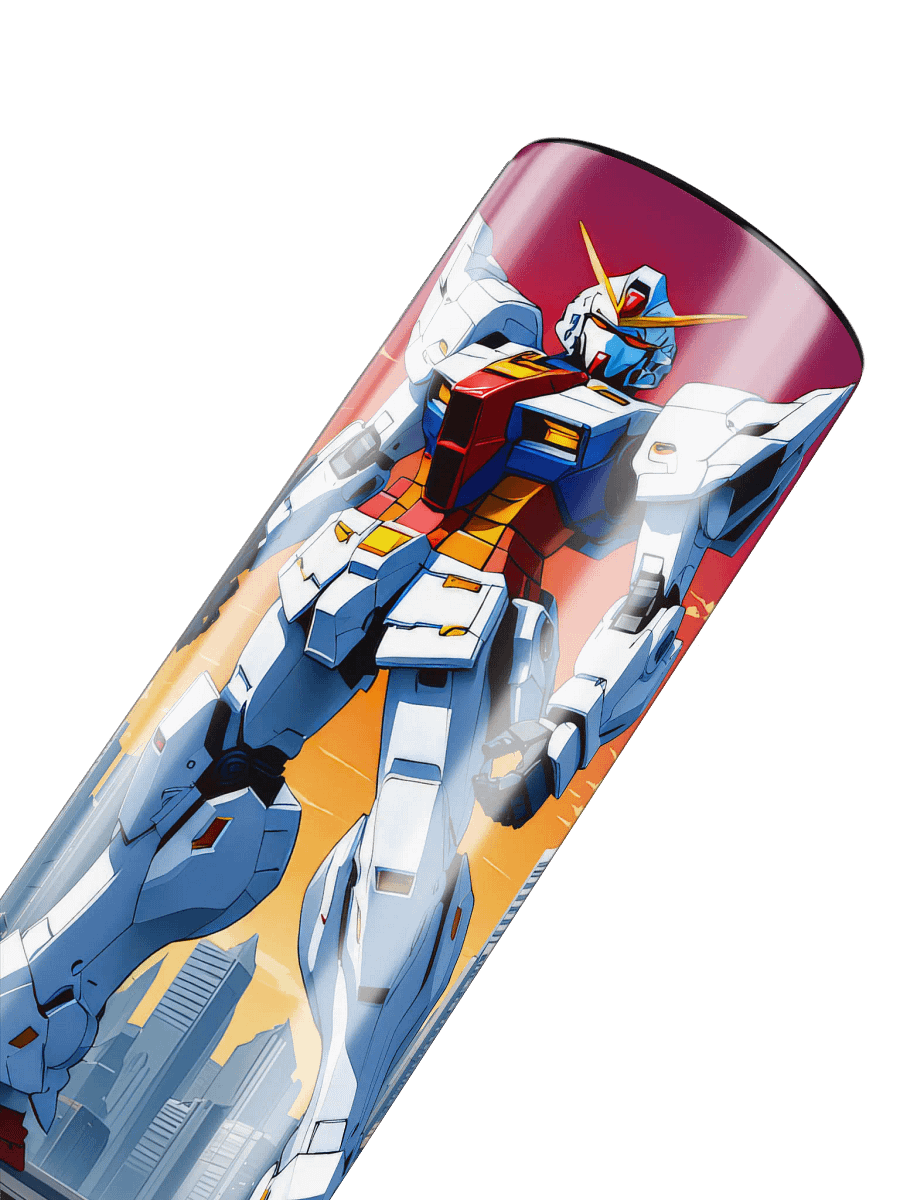 Anime Mecha Warrior 20 oz Skinny Stainless Steel Tumbler product image (6)