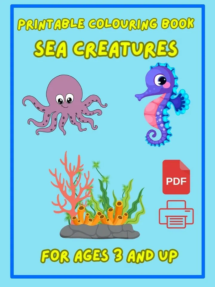 Coloring Book Sea World product image (1)