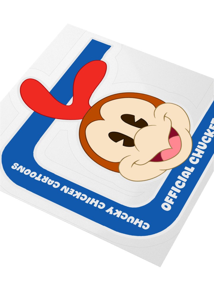 Chucky Chicken Official Chucketeer Kiss Cut Sticker product image (7)