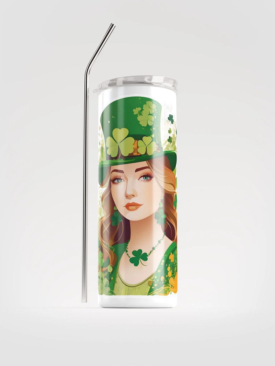 Boho St Patrick’s Day Lady Thermal Tumbler product image (1)
