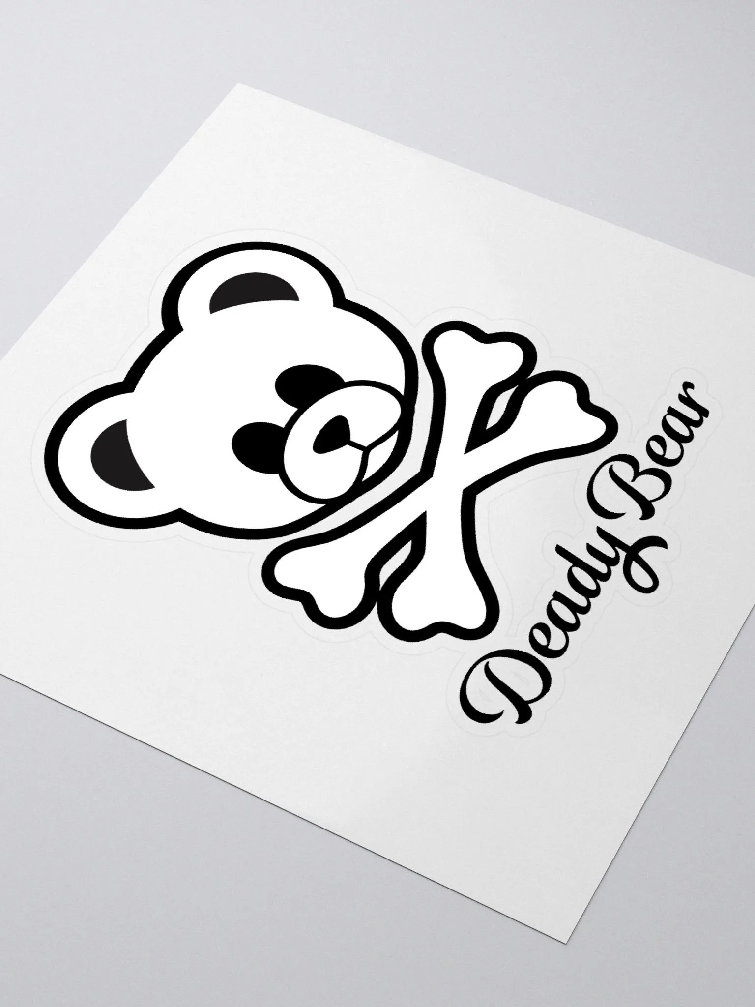 Cute & Edgy Deady Bear Kiss-Cut Stickers product image (3)