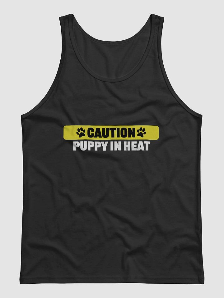 Caution Puppy In Heat Jersey Tank product image (1)