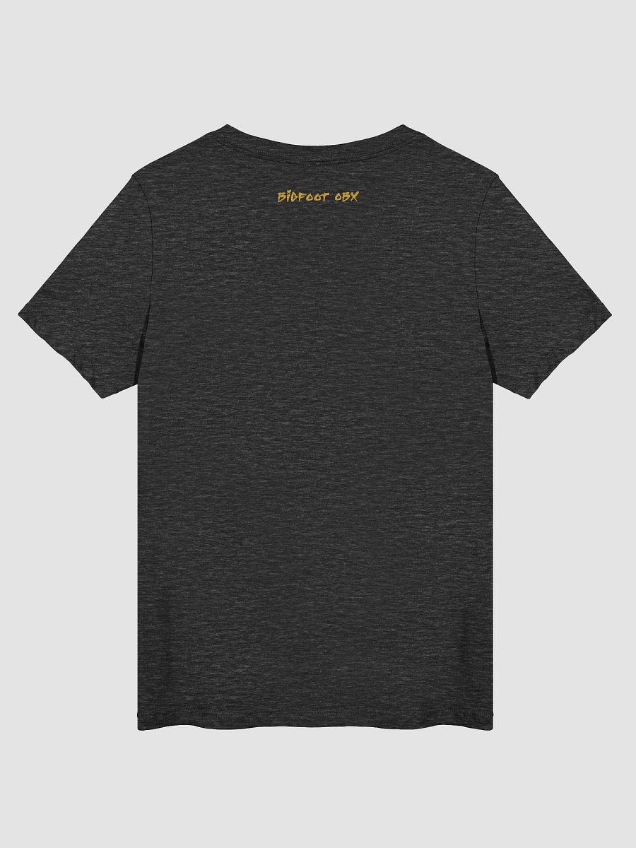 Destination Bigfoot Bronco Bigfoot Logo Bella+Canvas Women's Relaxed V-Neck T-Shirt (Dark Heather Grey) product image (2)