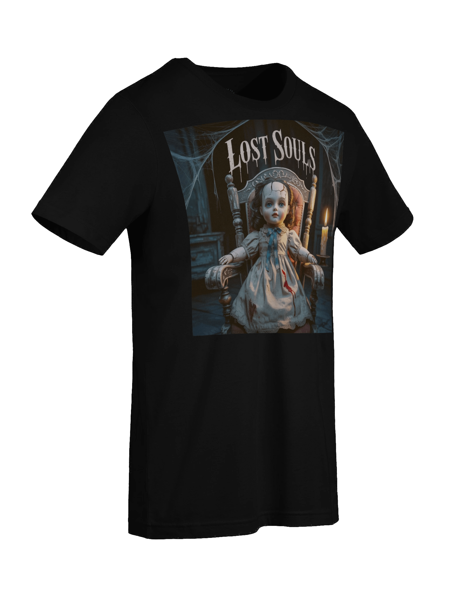 Creepy Doll 'Lost Souls' T-Shirt - Unisex Supersoft Gothic Horror Tee product image (91)