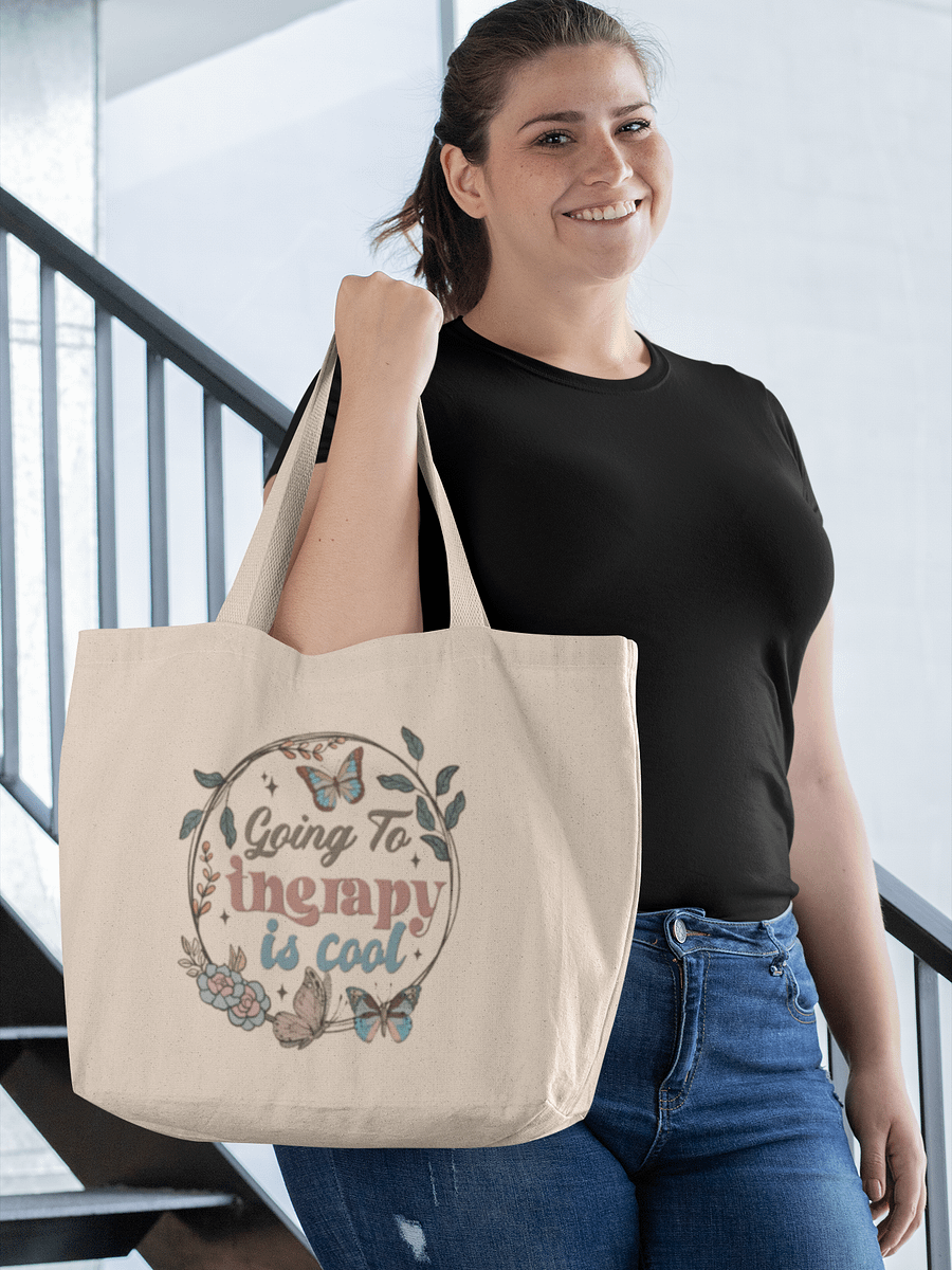 Going To Therapy Is Cool Tote product image (1)