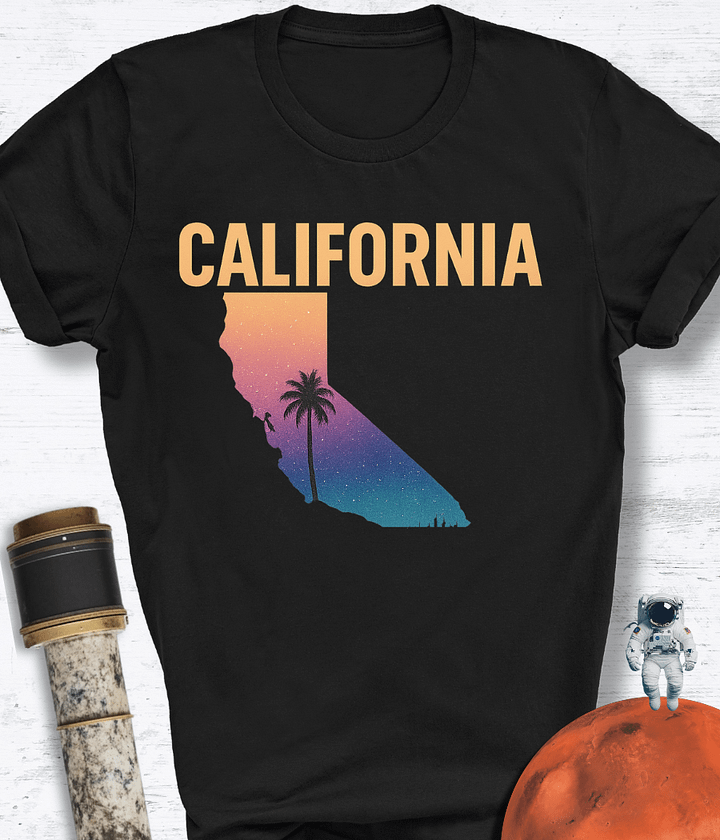 Gradient California Silhouette T-Shirt product image (1)