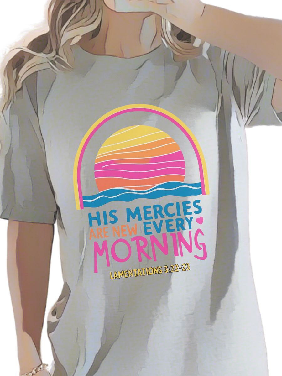 Lamentations 3:22-23 Sunrise Waves product image (4)