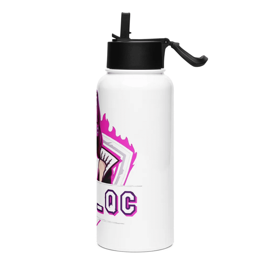 Futuristic Cat Emblem Water Bottle product image (3)