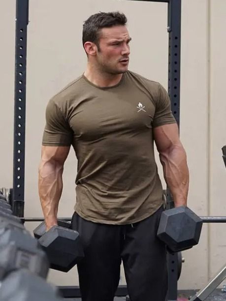 Mustidrip Men’s “No Excuses” Quick-Dry Training Tee product image (1)