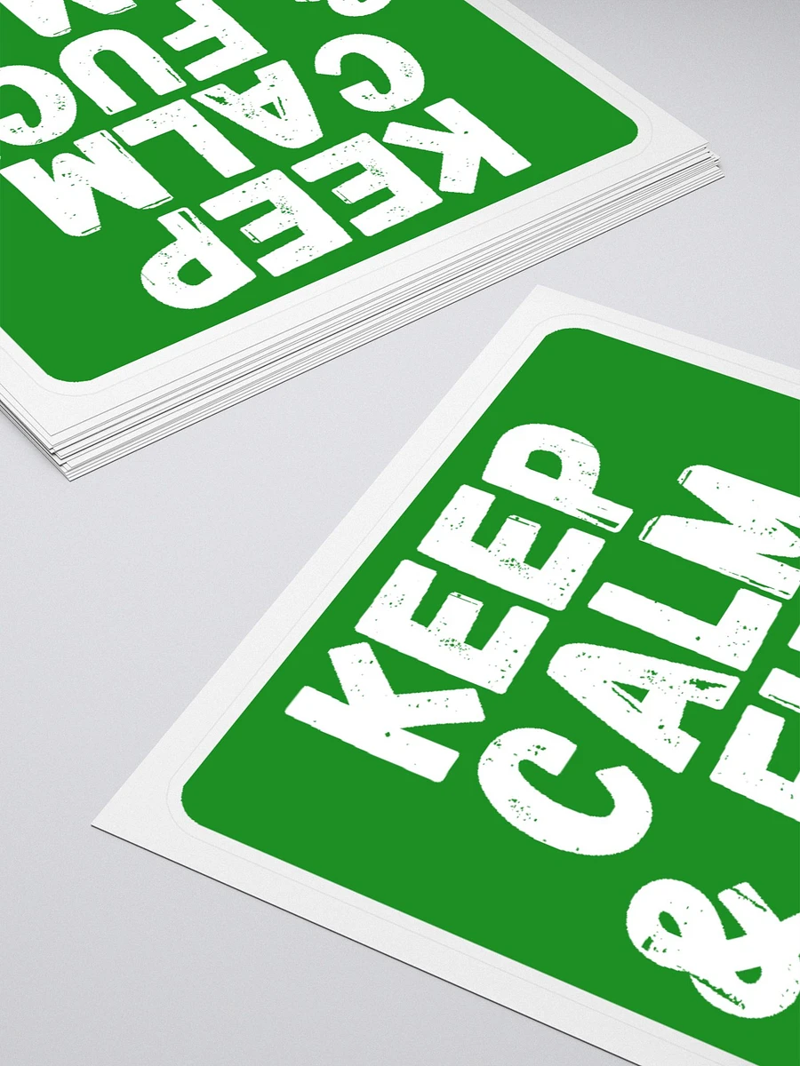 Keep Calm & F HMS Sticker (Green) product image (10)