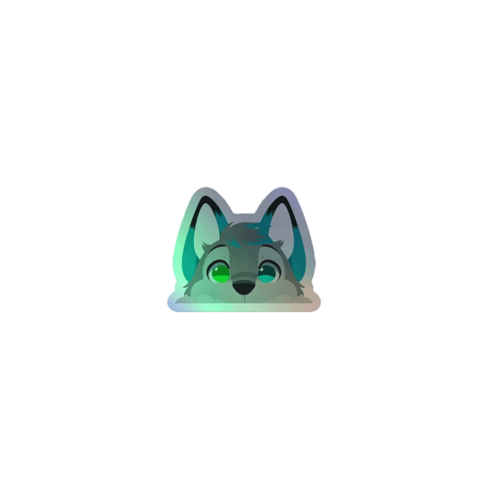 Peeking Wolfy! product image (1)