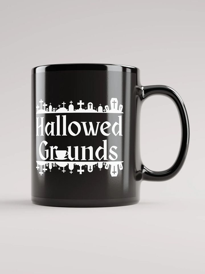 Hallowed Grounds Black Mug product image (1)