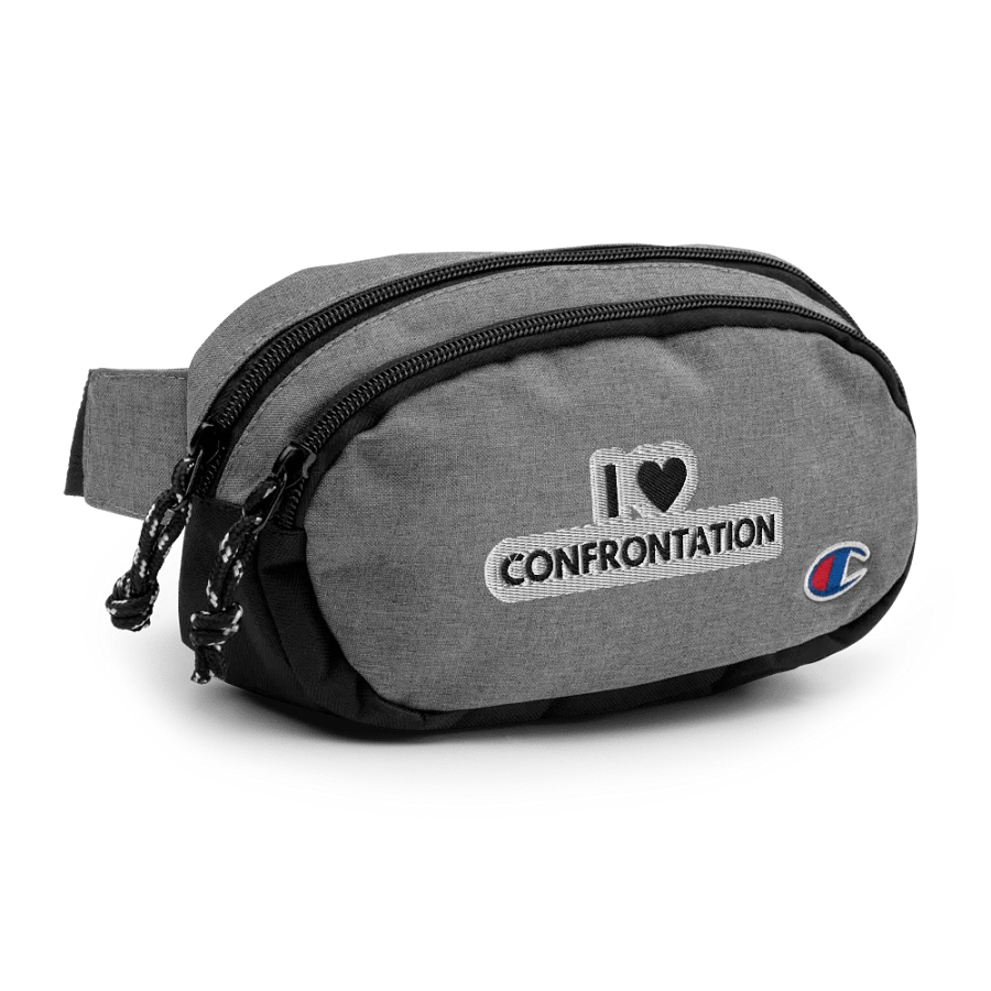 I <3 Confrontation (B&W) champion fanny pack product image (3)