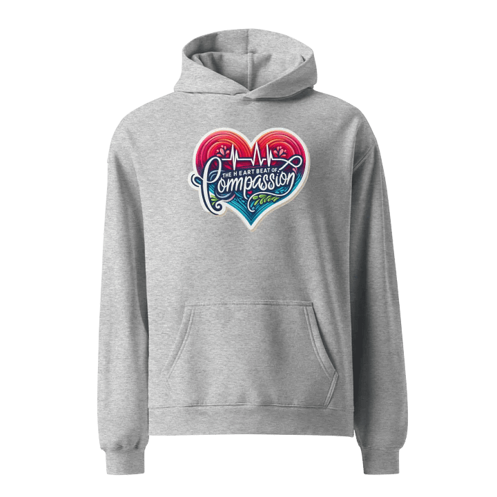 Compassion's Heartbeat Oversized Hoodie product image (4)