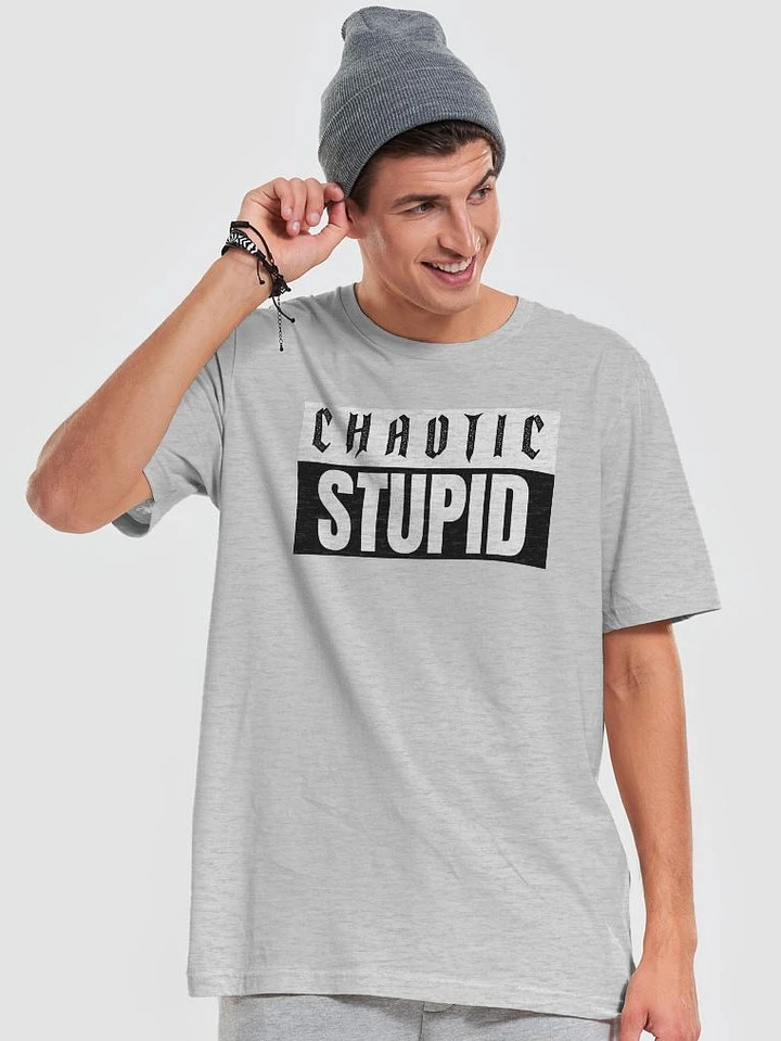 Chaotic Stupid supersoft unisex t-shirt product image (12)